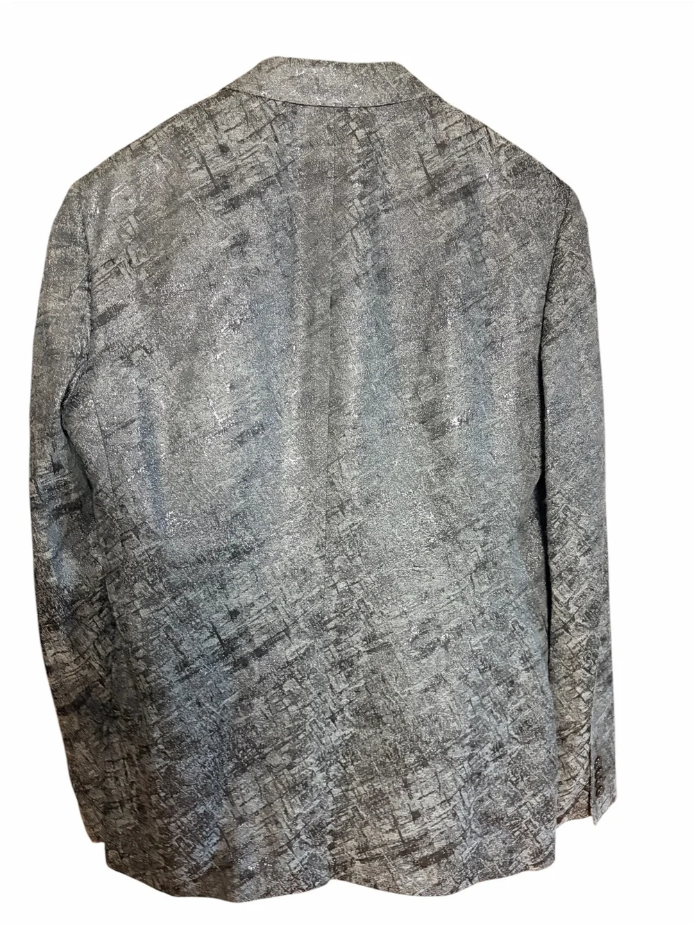 Versace Collection Metallic Print Sport Coat Blazer IT 56, Fits Slim, Like US 40